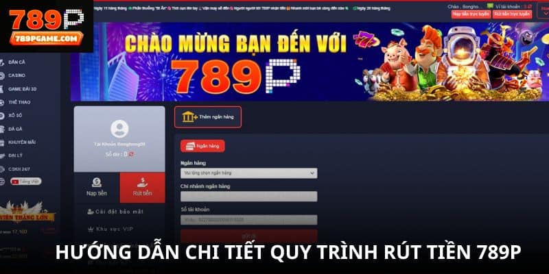 Từng bước cụ thể tạo lệnh rút